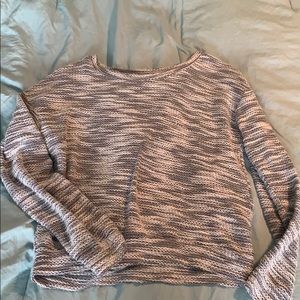Grey and White Sweater shirt
